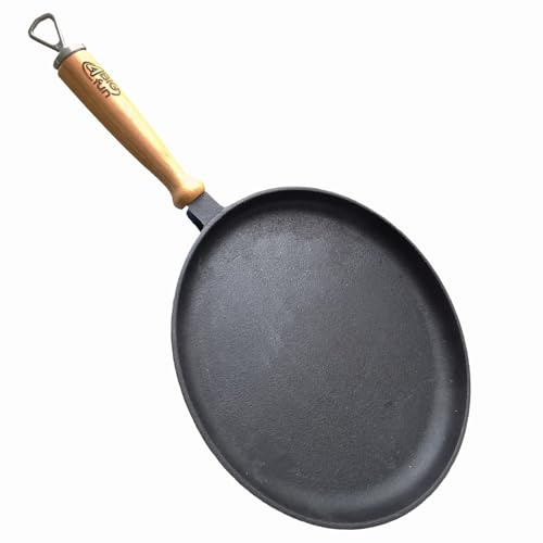 Gusseisen Pfanne Pfannkuchenpfanne Crepespfanne Ø22cm (Ø 22 cm.)