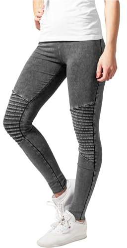 Urban Classics Ladies Denim Jersey Leggings, Gris Oscuro, XXL para Mujer