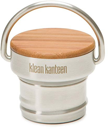 Klean Kanteen Bamboo Ersatzdeckel Brushed Stainless One Size