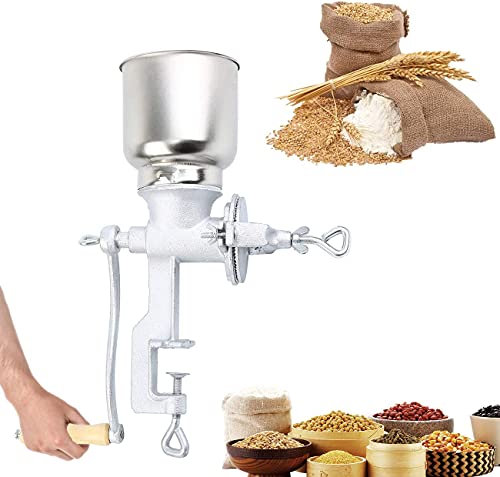 Molinillo de Café Manual, Molinillo de Cereales Manual Maíz, Café, Nueces, Trigo, Coffee Grinder Portátil para Oficina de Camping al Aire Libre, 43 x 28 x 16 cm
