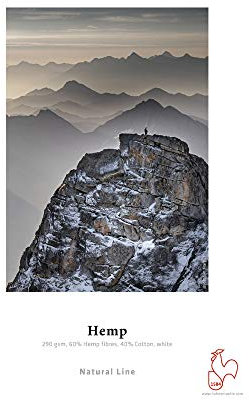 HAHNEMÜHLE FineArt Natural Line Hanf Tintenstrahlpapier, 290 g, 44 Zoll (111,8 cm x 12 m)