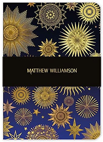 Matthew Williamson Stardust Luxus-Notizbuch, A5