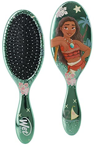 Wet Brush Spazzola originale Detangler Princess Wholehearted – Moana Teal by per Unisex – 1 pz spazzola per capelli