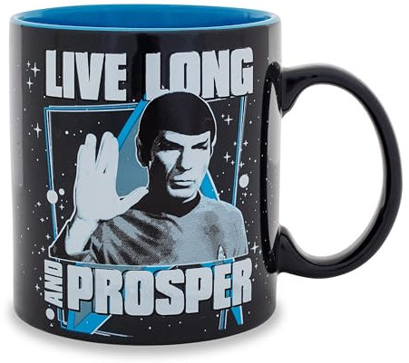 Silver Buffalo Star Trek Spock Live Long and Prosper Keramiktasse 590 ml