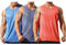 Allthemen Débardeur de Sport Homme Lot de 3 Maillot de Corps sans Manches Tank Top Tee Shirt Séchage Rapide Respirant pour Entraînement Gym Fitness Multicolore 3 Piece L