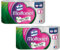Moltonel Lotus Sans Tube Papier toilette 3 épaisseurs - Lot de 2 x 6 rouleaux (12 rouleaux sans tube = 24 rouleaux standard)