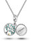 KunBead Jewelry Soul Sister Love Family Tree of Life Gold Heart Charm Pendant Necklace