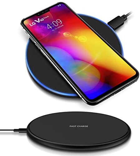 QI Wireless Ladestation kompatibel für LG Velvet Kabellos Charger Induktives Universal Schnellladegerät