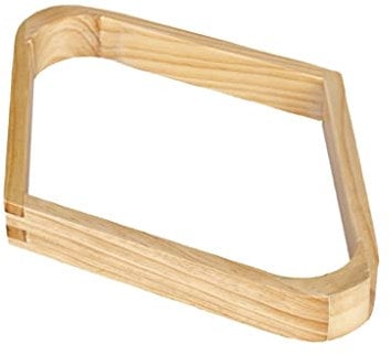 sharprepublic Billiards 2 1/4 9 Ball Wood Diamond Rack Heavy Duty Pool Table Accessory