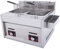 20L Friggitrice Professionale in Acciaio Inox Fornello da Esterno a Gas GPL Friggitrice a Doppio Serbatoio per Patatine Fritte Ristorante Cucina Domestica
