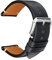 REZERO Schnellwechsel-Uhrenarmband, Oberleder-Uhrenarmbänder, Ersatzarmbänder aus Italienischem Kalbsleder 18mm 19mm 20mm 21mm 22mm 23mm 24mm für Herren, Damen