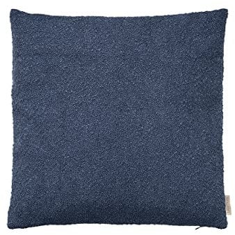 Blomus Kissenbezug Boucle, Kissenhülle für Kopf- oder Sofakissen, Midnight Blue, 50 x 50 cm, 66590