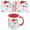 Pyramid International MGC27321 Keramik-Kaffeetasse Die kleine Meerjungfrau, in Geschenkbox, 325 ml, Rot