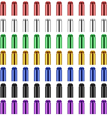 YWNYT 70 Stück Dart-Flügelschutz, 7 Farben, Aluminiumlegierung, Dartflügelkorrektur, fixiert, 90 Grad, professionelles Wettkampf-Dart-Zubehör