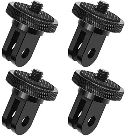 4 Stück 1/4 Zoll Stativ Adapter für GoPro, Kamera Halterung 1/4 Zoll Adapter für GoPro, Sony, Xiaoyi Action Kamera