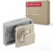 Gedotec Push Lock Schloss Wohnmobil I Camping Schubladen Verschluss wie Pull Lock I Möbelschloss Square Latch I Camper Ausbau Möbel I Druckknopfverriegelung quadratisch Wandstärke 12-16mm