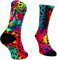 Jungle Socks Lustige Bunte Lange Sportsocken für Männer und Frauen für CrossFit, Radfahren, Straße, Wandern, Laufen, Fitnessstudio - Lange Radsocken, MTB, Radsocken, Rennrad. EU 39-42