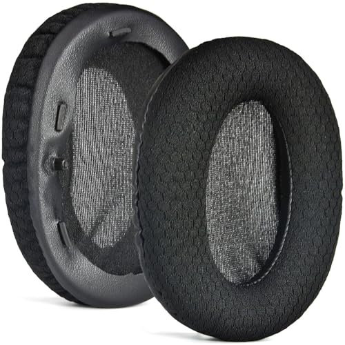 Yaowanguan Ear Pads for Razer Opus X Headset,Replacement Opus X Fabric Ear Cushions/Cups/Cover(Black)