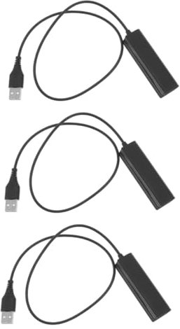 Artibetter 3stücke USB USB Adapterkabel Für Headsets Kompatibel Mit Laptops Und Pcs Hochwertige Verarbeitung Für Homeoffice-nutzung Praktisches Laptop-zubehör Für Telefon-headsets