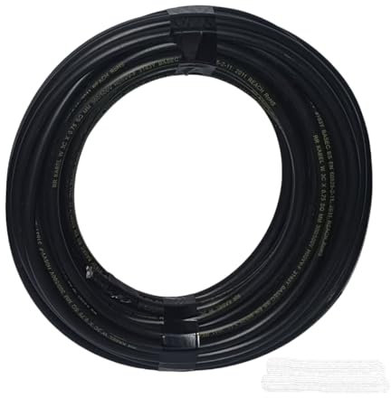 5 METERS 3 CORE 2.5MM CYKY-J SOLID CORE BLACK HEAVY DUTY TUFF CABLE FOR GARDEN LIGHTS/SWITCHES/PUMPS - 450V / 750V 16 amp