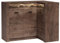 Eckkommode Sideboard Eckschrank Kommode Wohnzimmerschrank Anrichte Aufbewahrunsschrank modern in braun