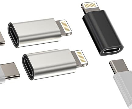 USB C to Lightning Cable Adapter Charger Jack Converter (3 Pack)for Apple iPhone 14 Pro Max Type C Female Lightening Male Adaptor for iPad Connector Data Cord Accessories Dongle Charging Port Splitter