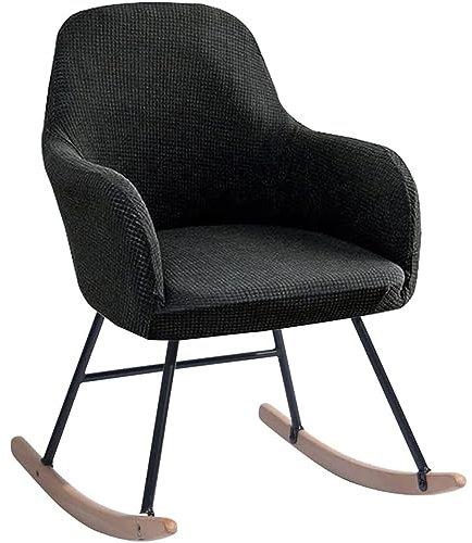 TFBHL Stretch-Schonbezüge für Schaukelstühle, mit Armlehnen, hoher Rückenlehne, Loungesessel-Bezüge, für den Stuhlschutz im Schlafzimmer und Esszimmer zu Hause,G,1Pack