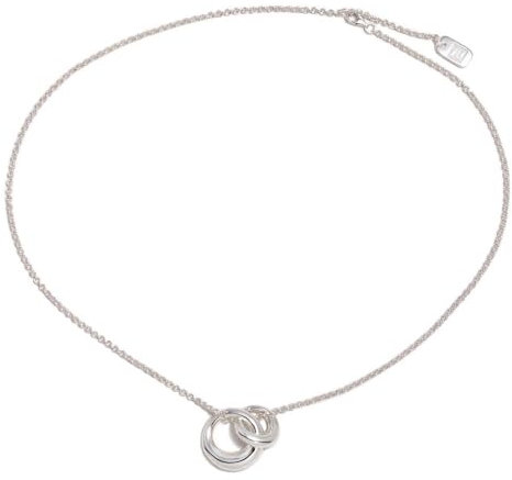 Agatha Ruiz de la Prada Pertegaz 925m Sterling Silber Halskette für Damen NORA 41cm. Verbundener Kreisanhänger 23x18mm.