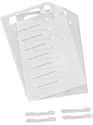 UKCOCO Selbstgemacht 3,5 Zoll Festplatten Rack 8-Schichten Transparentes Festplattenfach Mehrschichtiges Speicherregal Für Pc NAS Speichergerät