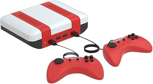 XRASKU 1PCS Game Box Retro Mini Game TV Console, Built-in 620 Games, Plug and Play Childhood TV Game Box with 2 Controllers, Old School Stvle Console FJ2H-1231
