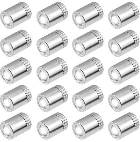 20 pcs Mini Lumières LED, mini lampe LED avec Batterie, petite lampe LED pour Bricolage Artisanal, Modèle de Jouet Micro Lumière LED, pour Décoration de Fête, Construction de Modèles (Lumière blanche)