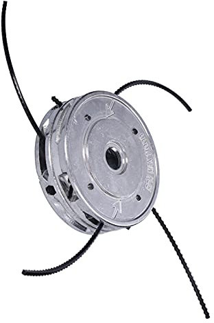 Tudaheuiy Testine Tagliabordi Tagliaerba, in Alluminio Testina Universale per Decespugliatore Design ad Alta Precisione Testina a Doppio con 4 Nylon Linee per Tosaerba da Giardino, Prato e Patio