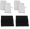 Filtros HEPA para aspiradoras Cecotec para Conga 7490 Immortal / 8290 Immortal, filtros de plástico para aspiradoras de repuesto (paquete de 4)