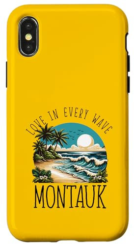 Liebe in jeder Welle - Montauk Hülle für iPhone X/XS