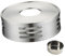 TOPPERFUN Calentador de Tetera Inoxidable con Base para Velas para Mantener Leche y Café Calientes Casa Oficina y Camping