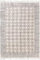 CASAVANI Kelim Teppich, umrandetes Design, 90 x 152 cm, Flachgewebe, Yogamatte, Bodenmatte, Grau / Beige, für drinnen und draußen, handbedruckt, Baumwolle, dick, 0,5 cm, handgefertigt, Boho, leicht