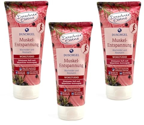 3-er Pack Dresdner Essenz Duschgel Muskeln-Entspannung 3x 200ml