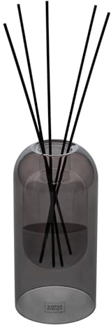 Schöner Wohnen Kollektion Raumduft Mod. Cedar XXL, Glasdiffuser mit 500 ml Zedernholzduft, 10 Duftstäbchen, nachfüllbar und wiederverwendbar