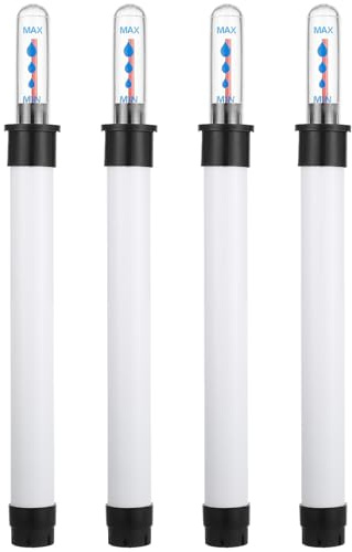MAGICLULU Indicateurs de Niveau d'eau pour Pot de Fleurs 4 Unités Indicateur de Manque d'eau et Humidificateur d'air pour Plantes d'Intérieur, Jauge à Eau pour Jardin