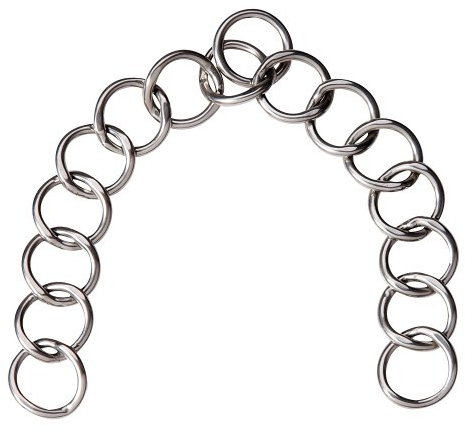 Feeling Kinnkette für den Fahrsport 15 Ringe,