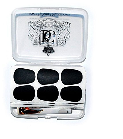 BG Bissplättchen groß schwarz 0,8 mm (48 Stk.)