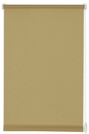 Gardinia Rollo zum Klemmen oder Kleben, Tageslicht-Rollo, Blickdicht, Alle Montage-Teile inklusive, EASYFIX Rollo Uni, Braun, 60 x 150 cm (BxH), 10012510