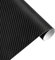 Könighaus (3,94€/m2 Schwarz 3D Carbon Autofolie 1000 x 152 cm blasenfrei mit Anleitung