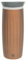 Zak Designs Fluted Stainless Steel Double Wall Vacuum Tumbler with Insulated Button Lid Chestnut, 16 oz, Multicolor