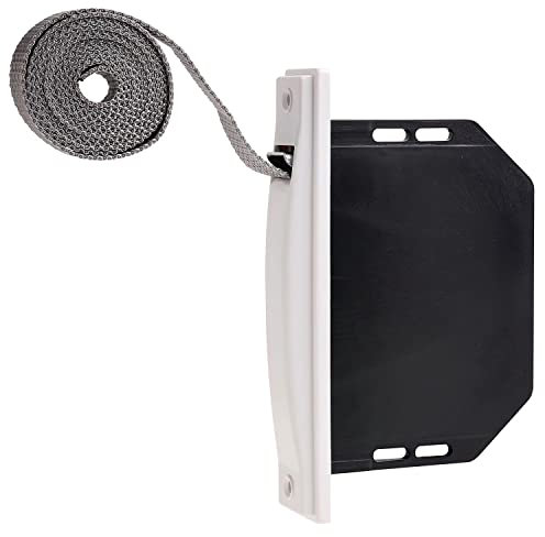 WOLFPACK LINEA PROFESIONAL - Recogedor Persiana Mini Blanco Cinta 18 mm. Empotrar Sin Pivotes