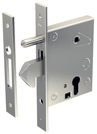 SLID'UP by Mantion Serrure de portail à encastrer à crochet, axe 60 mm