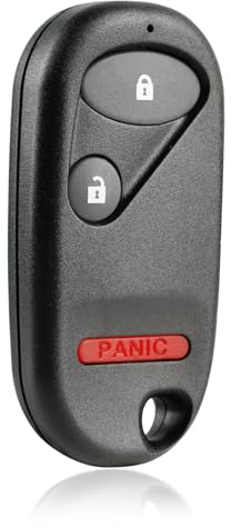 Car Key Fob Keyless Entry Remote fits Honda Civic EX LX DX 2001 2002 2003 2004 2005 / Honda Pilot 2003 2004 2005 2006 2007 (NHVWB1U521, NHVWB1U523) with Instructions