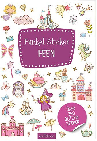 Funkel-Sticker Feen: Über 250 Glitzersticker