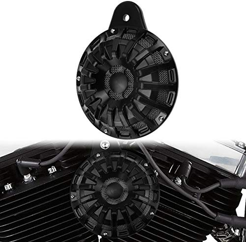 HDBUBALUS Motorrad CNC Horn Lautsprecher Fit für Harley Big Twin Touring Street Glide Road Glide Road King Electra Glide 1991-2017