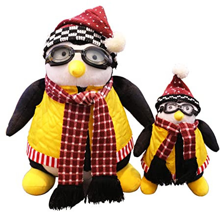 Zhongkaihua Plüsch-Pinguin-Spielzeug, Joey's Freund HUGSY, Rachel Plüschpuppe, Stofftierspielzeug 47 cm, Gefüllt für Kinder